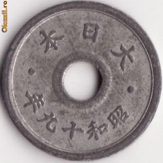 Moneda Japonia - 10 Sen 1944 - Showa
