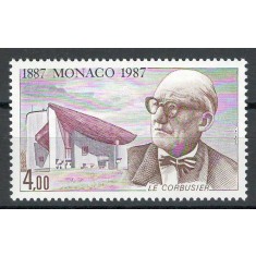 Monaco 1987 Mi 1836 MNH - 100 de ani de la nașterea lui Le Corbusier