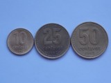 LOT 3 MONEDE ARGENTINA-10,25,50 CENTAVOS 1992, America Centrala si de Sud