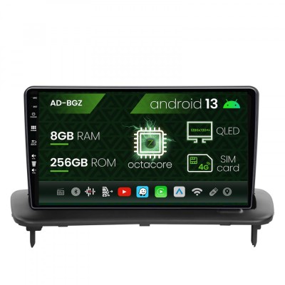 Navigatie Volvo C40 C30 S40 C70 V50 (2004-2012), Android 13, Z-Octacore 8GB RAM + 256GB ROM, 9 Inch - AD-BGZ9008+AD-BGRKIT403 foto