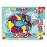 Puzzle cu Stitch pe Colac Gonflabil, 25 de piese, Multicolor, CMCLASS
