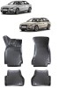 Covorase cauciuc stil tavita Audi A4 B8 (2007-2015) Prindere in podea inclusa, Umbrella