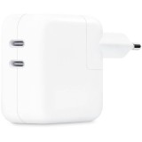 Incarcator retea Apple MNWP3ZM/A, 35W, Dual USB-C, Alb