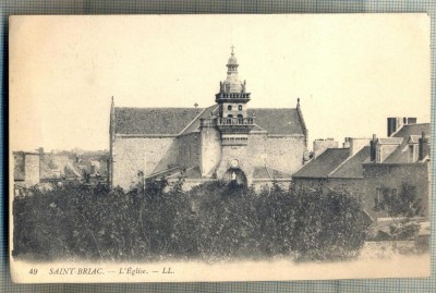 AD 132 C. P. VECHE - SAINT-BRIAC -L&amp;#039;EGLISE -FRANTA foto