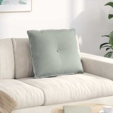 vidaXL Perna pentru spate Gri deschis 60 x 50 cm Țesătură din corduroy 42014675