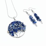 Set bijuterii Pomul Vietii cu Lapis Lazuli &ndash; 192854