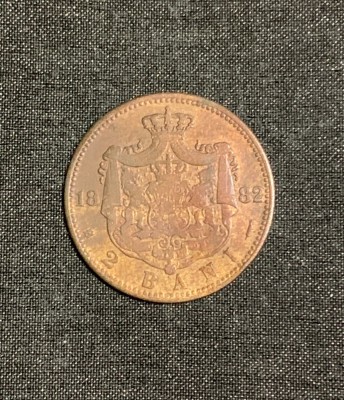 Moneda 2 bani 1882 foto