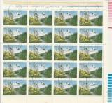 OBIECTIVE TURISTICE ( LP 960 ) 1978 OBLITERATA BLOC DE 20