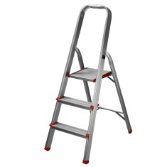 Scara pliabila cu 3 trepte din aluminiu ROTOR KMH0103 Innovative ReliableTools foto
