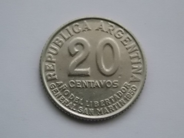 20 CENTAVOS 1950 ARGENTINA-COMEMORATIVA