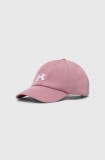 Under Armour sapca culoarea roz, cu imprimeu, 1376705