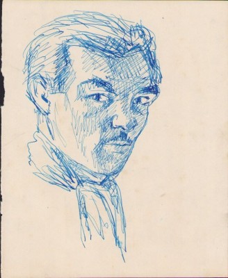 A1690 Schiță de Dimitrie &amp;bdquo;Puiu&amp;rdquo; Eitel, nesemnată foto