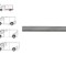 Panou lateral Ford Transit (V184/5) 05.2000-04.2006(Model Scurt ), Ford Transit/Tourneo (V347/8) 05.2006-04.2013 , partea Stanga, Inferior; L=1194mm,