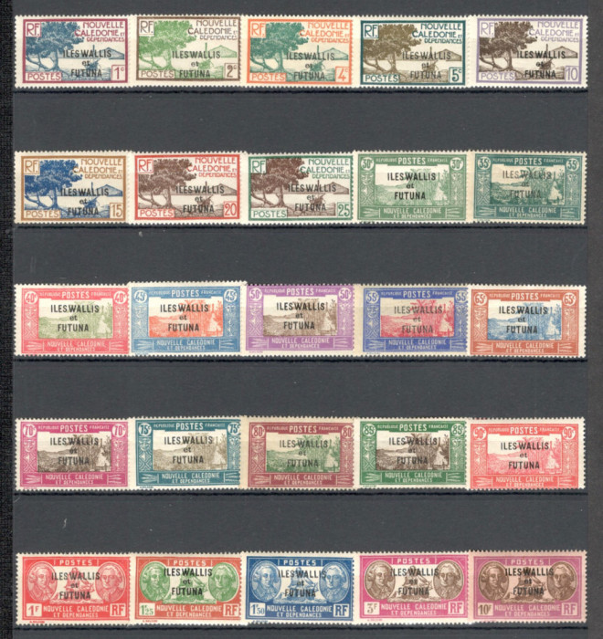 Wallis si Futuna.1930/38 Motive traditionale-supr. 25 buc. SV.101