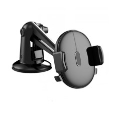 Suport auto Robotic Arm MyStyle cu brat robotic extensibil , prindere cu ventuza , Negru