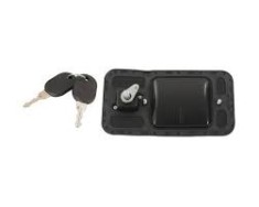 Maner usa exterior Peugeot Boxer, Citroen Jumper, Fiat Ducato (230), 06.1994-04.2002 negru, 1301399808, usa fata partea Stanga/Dreapta