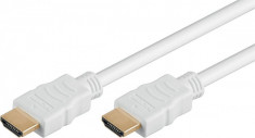 Cablu Mcab HDMI - HDMI 2m White foto