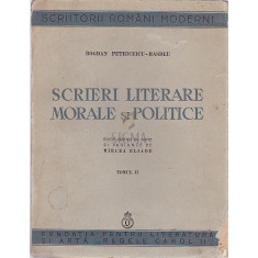 SCRIERI LITERARE MORALE si POLITICE