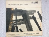 Brahms dublu concert pentru vioara violoncel si orchestra sonata nr 2 pt vioara si pian disc vinyl lp muzica clasica, Electrecord