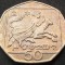 Moneda 50 CENTI - CIPRU, anul 1991 *cod 1850 B
