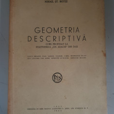 MIHAIL ST. BOTEZ - GEOMETRIA DESCRIPTIVA -1946