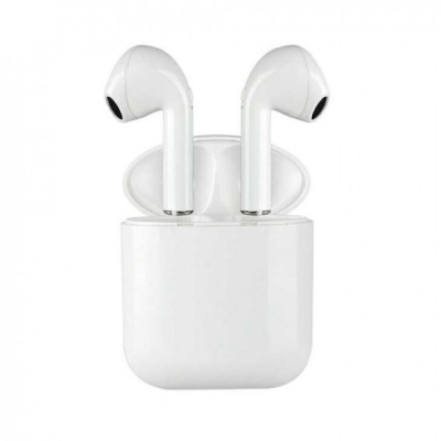 Casti Wireless Bluetooth MKJ-I9 Earbuds Flippy, Alb foto