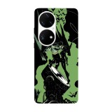 Husa compatibila cu Huawei Nova Y70 model Batman and cat woman, Silicon, TPU, Viceversa, Transparent, Carcasa