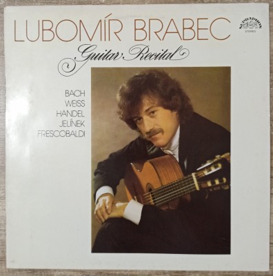 Lubomir Brabec guitar recital// disc vinil foto