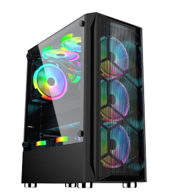 Carcasa Pro Gaming Diamond, Middle Tower, ATX, fara sursa, controller ARGB foto
