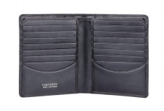 Portofel din piele Visconti Tuscany 49, protectie RFID, negru - RESIGILAT