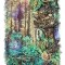 Sticker decorativ Padure, Multicolor, 70 cm, 11796ST