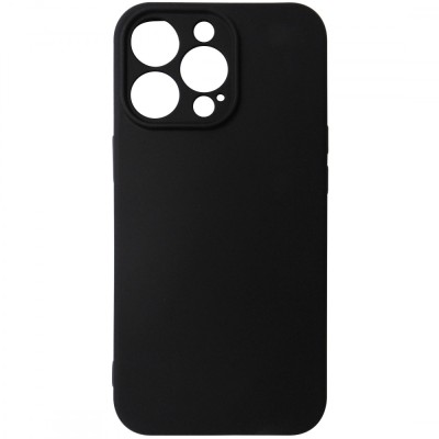 Husa silicon TPU Matte neagra, model 2, pentru Apple iPhone 13 Pro foto