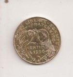 Moneda Franta - 20 Centimes 1996
