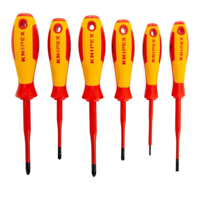 Set surubelnite electrician Knipex 00 20 12 V05, 6 piese