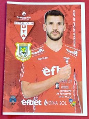 Program meci fotbal UTA ARAD - CS MIOVENI (28.01.2023)