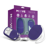 Mini Ou Vibrator MOOVE&nbsp;Egg&nbsp;Remote&nbsp;Control purple