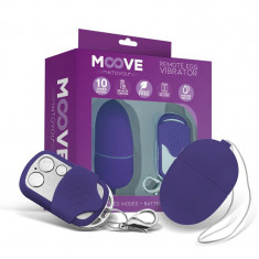 Mini Ou Vibrator MOOVE Egg Remote Control purple