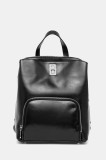 Answear Lab ghiozdan de piele culoarea negru, mic, neted
