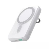 Baterie externa Luka JR-W050, 10000mAh, 20W, MagSafe, suport cu inel, alb, 105x60.5x23.5mm