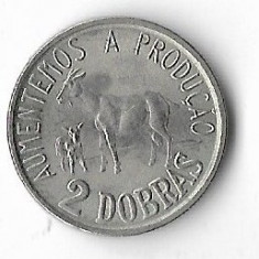 Moneda 2 dobras 1977 - Sao Tome e Principe