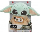 Jucarie de plus interactiva cu sunete Jumping Grogu, 25 cm