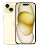 Telefon Mobil Apple iPhone 15, Super Retina XDR OLED 6.1inch, 256GB Flash, Camera Duala 48 + 12 MP, Wi-Fi, 5G, iOS (Galben)