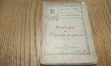 STRATEGIE si O ESCURSIE DE PLACERE - D. D. patrascanu - Editura Viata Romaneasca, Foi Volante, 1921, 46 p.