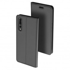 Husa Telefon Flip Book Huawei P20 Pro Grey