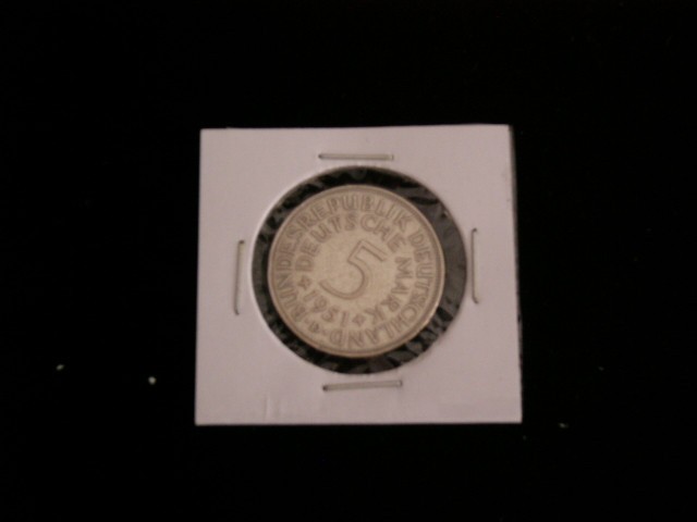 C50 - Moneda foarte veche - Germania - 5 marci - 1951 litera D