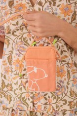 women&#039;secret carcasă de telefon SNOOPY culoarea portocaliu, 1379716