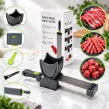 Feliator manual carne proaspata, 17 lame inox, grosime taiere 2/4mm pentru felii, fasii si cuburi Breckner Germany