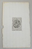 Anonim &quot;Portretul lui Georg Schlaudersbach&quot; gravura veche cca 1499-1600, Portrete, Cerneala, Altul
