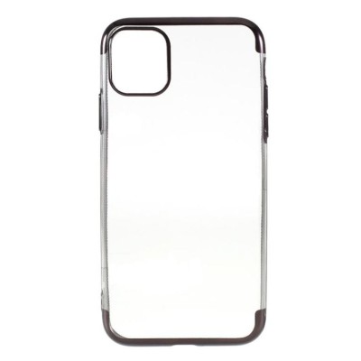 Husa Telefon Silicon iPhone 11 Pro 5.8 Black Electroplacat foto