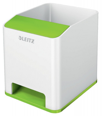 Suport Instrumente De Scris Leitz Wow, Ps, Cu Amplificare Sunet, Culori Duale, Alb-verde foto